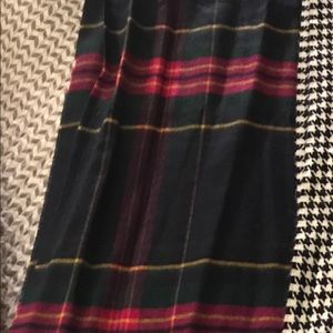 Plaid, wool scarf